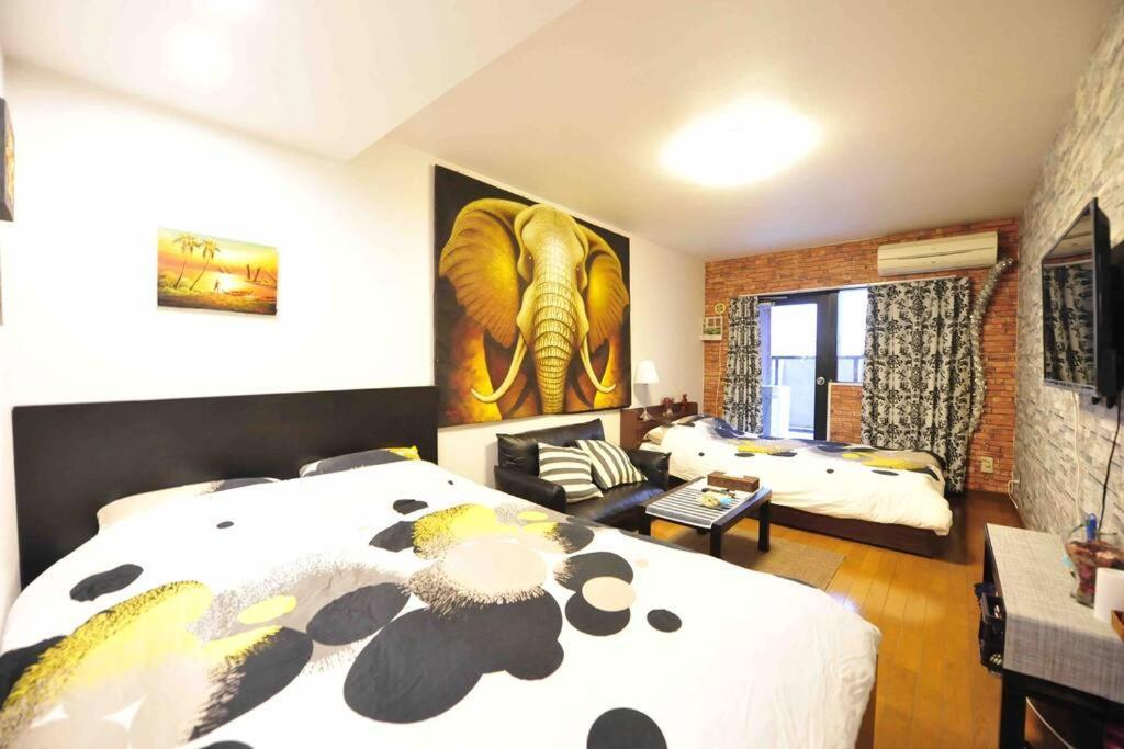 Appartement 新宿繁华市中心艺术公馆/交通便利/徒步三分钟伊势丹/商务出行便利/免费wi-fi